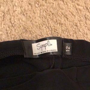 Black Sympli cropped pants